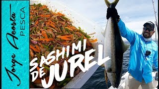 Pesca y Sashimi  Jurel Yellowtail en San Carlos Sonora [upl. by Dalton]