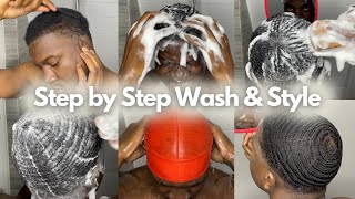 360 Waves Wash amp Style  Step By Step Tutorial [upl. by Omarr113]