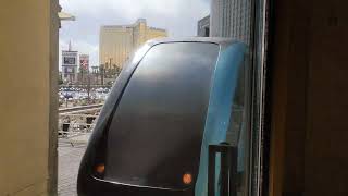 Las Vegas NV Automated People Mover Station  Doppelmayr Cable Car [upl. by Aniratak484]