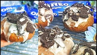 Oreo Donuts Recipe  Oreo Donuts  How to make Oreo Donuts [upl. by Ynohtna]