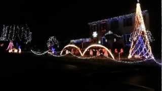 Christmas 2012 Light Show Darude Sandstorm [upl. by Searle655]