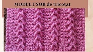 Model usor de tricotat [upl. by Lesya]