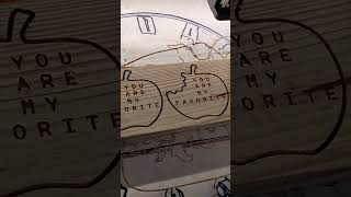 Shapeoko 5 making apples What would you engrave [upl. by Ecirtaed]