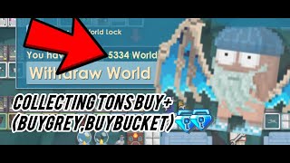 COLLECTING TONS BUY WORLDS💵 BuyGreyBuyBucketBuyMad ETC RoadToLbot🤖 [upl. by Norrie]