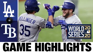 Joc Pederson Max Muncy homer in World Series Game 5 win  DodgersRays Game 5 Highlights 102520 [upl. by Bettencourt]