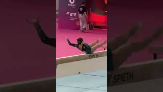 Ekaterina Andreeva Shines in a Flawless Balance Beam Routine [upl. by Aihsekat]