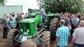 Medebach2011 Deutz 10006 und Deutz 8006 vor der Zapfwellenbremse [upl. by Berthold]