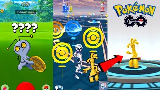 How To Get Gholdengo In Pokemon Go 🔥 Golden PokeStop gaming trending [upl. by Arbua]