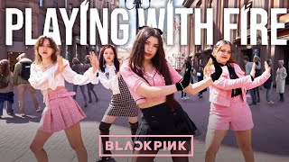 KPOP IN PUBLIC  ONE TAKE BLACKPINK 블랙핑크  Playing With Fire 불장난 dance cover by CRAZY [upl. by Natsud]