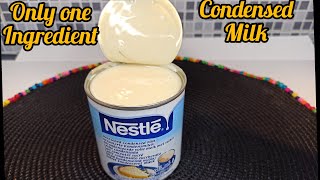 IF YOU HAVE CONDENSED MILK TRY THIS RECIPE WITH ME ONLY ONE INGREDIENT RECIPE [upl. by Ilarin550]