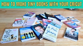 Make your own Mini books using Cricut  tiny book [upl. by Larentia715]