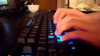 Logitech G910 ORION SPARK typing Sound 1080p [upl. by Newberry]