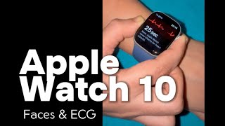 Apple Watch Series 10  Custom Watch Faces amp ECG Demo [upl. by Virg773]