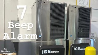 Hoshizaki ice machine troubleshooting  7 beep alarm [upl. by Ayanaj164]