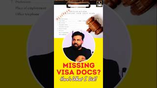 Visa Denied Due to Docs nlsapodcast VisaTips TravelDocs VisaSuccess DocumentChecklist [upl. by Yerffoj]