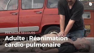 Premiers secours  Adulte  Réanimation cardiopulmonaire  Secourisme [upl. by Rozalie]