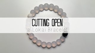 Cutting Open a Lokai Bracelet [upl. by Akkim527]