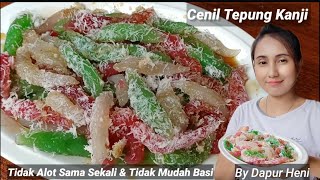 Resep Cenil Tepung Tapioka Kenyal Tidak Alot Sama Sekali Awet Tidak Mudah Basi [upl. by Georgianna]