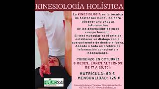 CURSO DE KINESIOLOGIA HOLÍSTICA medicinaalternativa terapiasalternativas kinesiologia curso [upl. by Petrine]