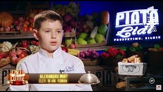 Best of Chefi la cuțite Alex are 10 și ia uimit pe jurați cu talentul culinar [upl. by Enelhtac304]