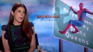 SpiderMan Homecoming Marisa Tomei Official Movie Interview  ScreenSlam [upl. by Aristotle]