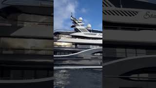 Waterwork Wednesday  The SOLANDGE Super Yacht [upl. by Ahsiekyt]