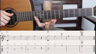 Natural Harmonics on Acoustic Guitar for Beginners [upl. by Attenrad556]