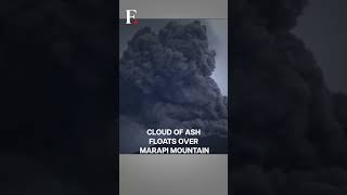 Watch Indonesias Marapi Volcano Erupts 11 Hikers Killed  Subscribe to Firstpost [upl. by Ilahtan]