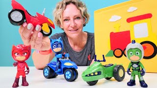 Nicoles Wunderbox  Spielspaß mit den Pyjamahelden  Wer hat das Catmobil geklaut [upl. by Kirch]