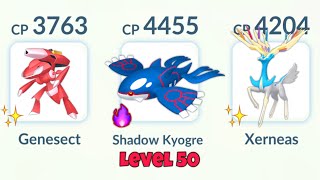 Using LeveL 50 SHADOW KYOGRE in Pokemon GO Master League [upl. by Mandal714]