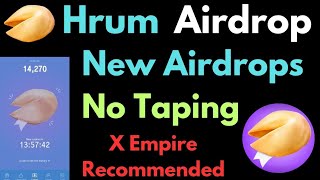 Hrum Airdrop  New Airdrops  Legit Airdrop  No Tapping Airdrop  Task Based Airdrop [upl. by Twyla791]