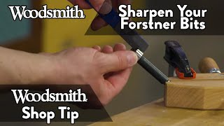 Woodworking Tip Sharpening Forstner Bits [upl. by Ylla135]