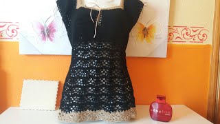 BLUSA A CROCHET FACIL DE FIESTA [upl. by Schild]