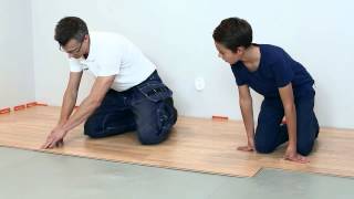 Laminate flooring installation with 5G® Fold Down [upl. by Yelich65]