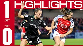 HIGHLIGHTS  Arsenal vs Rosenborg 10  UWCL  Maanum  Through to the Champions League ✊ [upl. by Fachanan]