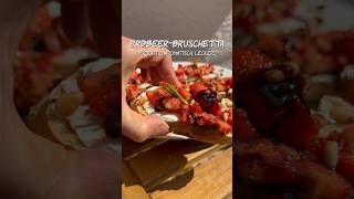 BESTER Sommersnack ☀️🍓 Erdbeer Bruschetta [upl. by Mikol]