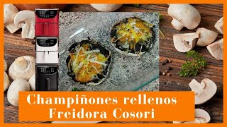 Champiñones rellenos en freidora de aire cosori [upl. by Akimat]