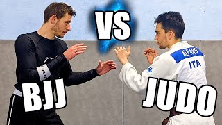 BJJ vs Judo  Real Sparring [upl. by Oderfla102]