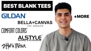 Best Blank TShirts for Your Streetwear Clothing Brand 2024 [upl. by Ahsemaj]