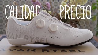 Probando las Zapatillas Ciclismo Carretera Van Rysel RCR DECATHLON [upl. by Macpherson136]