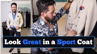 YOOX Mens TryOn Haul  How to Wear a Sports Jacket 2019 [upl. by Nilcaj]