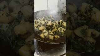 Simple and quick 👌 aloo methi recipe😋 [upl. by Gnut]