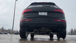 2022 Audi SQ5 exhaust sound [upl. by Anire]