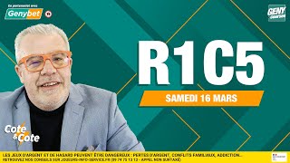 PRONOSTICS COURSES SAINTCLOUD R1C5  16032024  COTE amp COTE GENY COURSES AVEC GENYBET [upl. by Muriah]