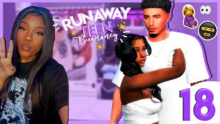 Burglars Fake Pregnancy amp Dating Gio 😮  Runaway Teen Pregnancy Challenge 18 [upl. by Belen]