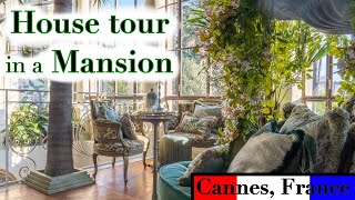 House Tour by Marie Martin in a mansion in Cannes France The mansion is available for sale [upl. by Aicele8]