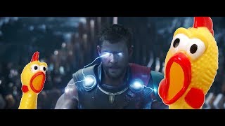 Thor Ragnarok Final Battle  Immigrant Song  Chickensan Cover Version [upl. by Wulfe]