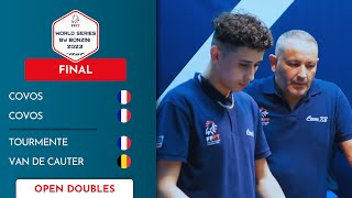 2023 ITSF World Series Bonzini  Open Doubles Final  COVOS  COVOS vs TOURMENTE  VAN DE CAUTER [upl. by Lamee]