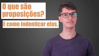 Matemática Elementar Volume 1 O que são proposições Como identificar elas [upl. by Eillil]