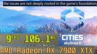 Cities Skylines 2 Performance in a Nutshell [upl. by Keefer793]